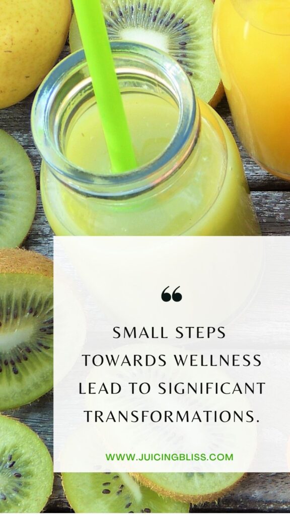Daily health and wellness motivation quote #10 "Small steps towards wellness lead to significant transformations."