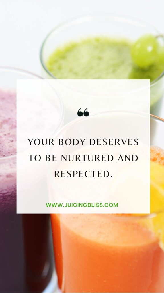 Daily health and wellness motivation quote #17 "Your body deserves to be nurtured and respected."