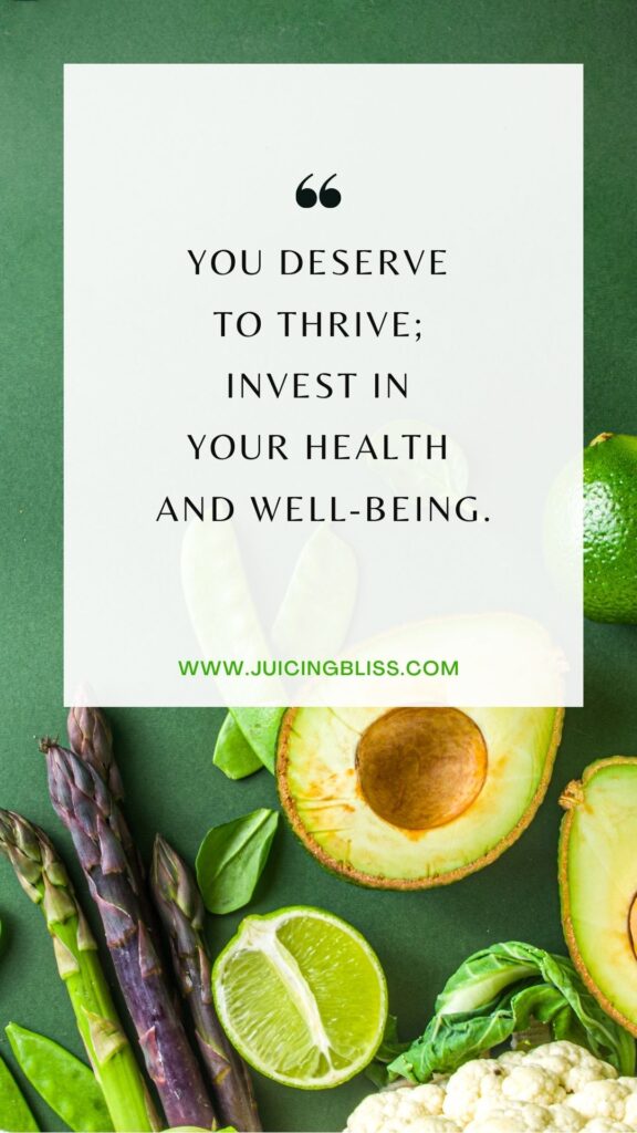 Daily health and wellness motivation quote #26 "You deserve to thrive; invest in your health and well-being."